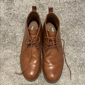 Sonoma Brown Leather Chukka Boots for Men